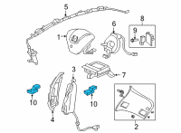 OEM Honda Sensor Assy., Side Impact (Trw) Diagram - 77970-SNA-A32