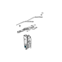 OEM Dodge Durango Sensor-Washer Fluid Level Diagram - 68019750AA