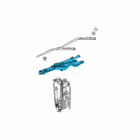 OEM 2007 Chrysler Aspen Pivot-WIPER Diagram - 5135061AA