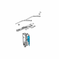 OEM 2004 Dodge Durango Hose-Washer Reservoir Diagram - 55077448AD