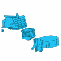 OEM 2002 Toyota Corolla Blower Assy, Heater, Front Diagram - 87130-02050