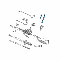OEM Acura TL Valve Sub-Assembly, Steering Diagram - 53641-S0K-A01