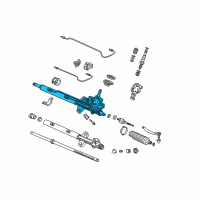 OEM 2002 Acura TL Rack Assembly, Power Steering (Reman) Diagram - 06536-S0K-505RM