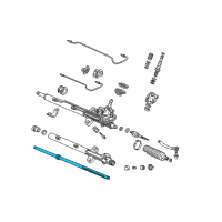 OEM 2001 Acura CL Rack, Steering Diagram - 53626-S3M-A01