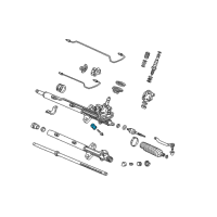 OEM Honda Accord Bush, Steering Gear Box Mounting Diagram - 53685-S0K-A01