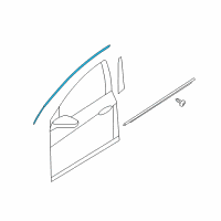 OEM 2015 Kia Optima MOULDING Assembly-Front Door Diagram - 828502T000