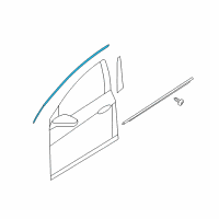 OEM 2011 Kia Optima MOULDING Assembly-Front Door Diagram - 828502T000