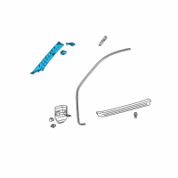 OEM Toyota Solara Windshield Pillar Trim Diagram - 62210-AA060-B1