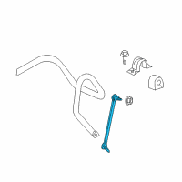 OEM 2010 Cadillac SRX Stabilizer Link Diagram - 20984481