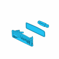 OEM Ford Focus License Lamp Diagram - YS4Z-13550-A