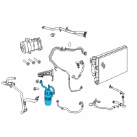 OEM Chrysler DRIER-Air Conditioning Diagram - 5058824AC