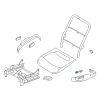 OEM Chrysler LHS Power Seat Switch Diagram - RF29XT5AB