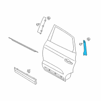 OEM 2015 Lincoln MKC Applique Diagram - EJ7Z-78255A35-AB