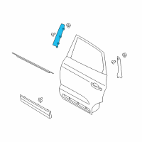 OEM 2017 Lincoln MKC Applique Diagram - EJ7Z-78255A34-AA