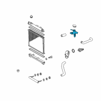 OEM 2009 Scion xD Filler Neck Diagram - 16502-37010