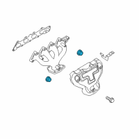 OEM 2007 Chevrolet Aveo Exhaust Manifold Nut Diagram - 94515367