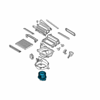 OEM 2017 Hyundai Ioniq Motor & Fan Assembly-A/C Blower Diagram - 97113-G2000