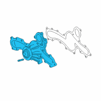 OEM 2005 Toyota Tundra Water Pump Diagram - 1610031070