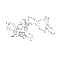 OEM 1996 Toyota 4Runner Water Pump Stud Diagram - 92112-60818