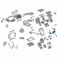 OEM 2016 Cadillac SRX Wire Harness Diagram - 20782685