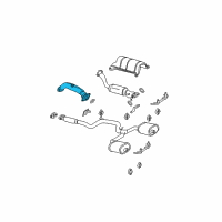 OEM Oldsmobile 88 Cross Over Pipe Diagram - 24503125
