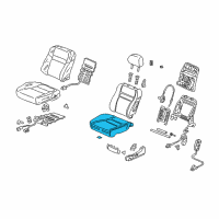 OEM 2005 Honda Accord Pad, Right Front Seat Cushion Diagram - 81137-SDN-L01