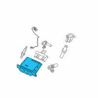 OEM 2009 Ford F-250 Super Duty ECM Diagram - 9C3Z-12A650-DFBRM