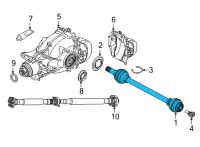 OEM 2022 BMW X3 OUTPUT SHAFT RIGHT Diagram - 33-20-7-847-412