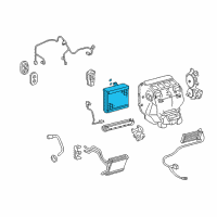 OEM Lexus ES350 EVAPORATOR Sub-Assembly Diagram - 88501-33310
