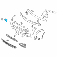 OEM 2017 BMW X5 Pyrite Br Ultrasonic Sensor Diagram - 66-20-7-986-029