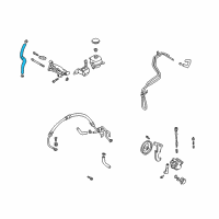 OEM 2001 Kia Rio Hose-Suction Diagram - 0K30B32688C