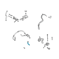 OEM Kia Rio Hose-Return Diagram - 0K30B32683A