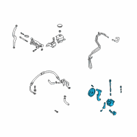 OEM Kia Sephia Pump Assembly-Power Steering Diagram - 0K30B32650C