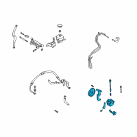 OEM 2004 Kia Spectra Pump Assembly-Power Steering Diagram - 0K30B32650C