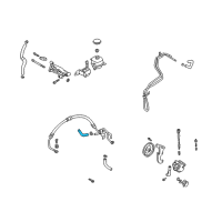 OEM 2001 Kia Rio Hose-Return Diagram - 0K32A32684A