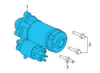 OEM 2021 Ford F-150 STARTER MOTOR ASY Diagram - ML3Z-11002-E