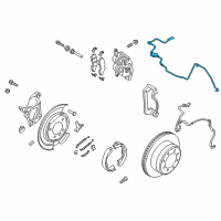 OEM 2022 Ford F-250 Super Duty Brake Hose Diagram - HC3Z-2282-AA