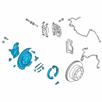 OEM 2020 Ford F-250 Super Duty Brake Assembly Diagram - HC3Z-2C220-C