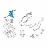 OEM 2008 Mercury Mariner Fuel Pump Diagram - 8L8Z-9H307-G