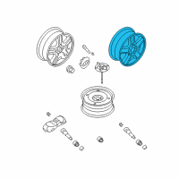 OEM 2005 Kia Sportage Wheel Assembly-Aluminum Diagram - 529101F310