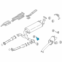 OEM Infiniti QX80 Mounting Assembly-Exhaust, Rubber Diagram - 20721-1LA0A