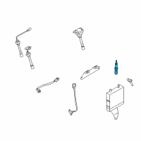 OEM 2002 Chrysler Sebring Plug Diagram - 68304168AA