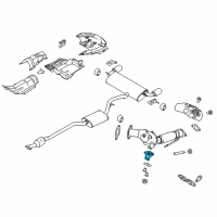 OEM 2018 Ford Escape Catalytic Converter Front Support Diagram - CV6Z-5K291-F