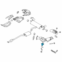 OEM 2016 Lincoln MKZ Catalytic Converter Front Support Diagram - CV6Z-5K291-F