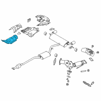 OEM Ford Escape Front Insulator Diagram - CV6Z-11130-A