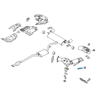 OEM 2013 Lincoln MKZ Upper Support Stud Diagram - -W715212-S437