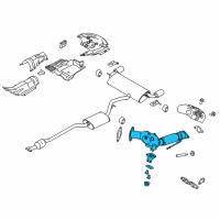 OEM 2017 Lincoln MKC Catalytic Converter Diagram - EJ7Z-5E212-A