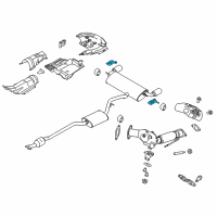 OEM Lincoln Rear Bracket Diagram - EJ7Z-5K291-A