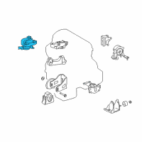 OEM Scion Side Mount Diagram - 12305-28261