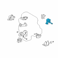 OEM Scion Rear Mount Diagram - 12371-22220